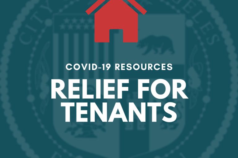 COVID-19 resources - Relief for tenants