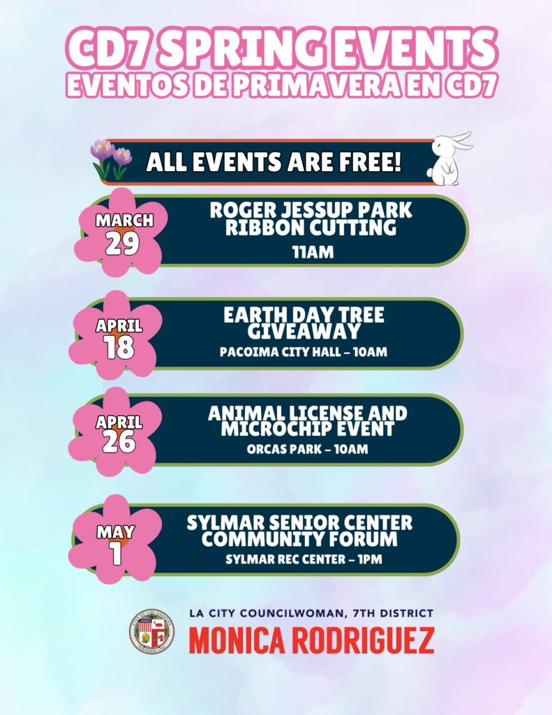 All events are free!