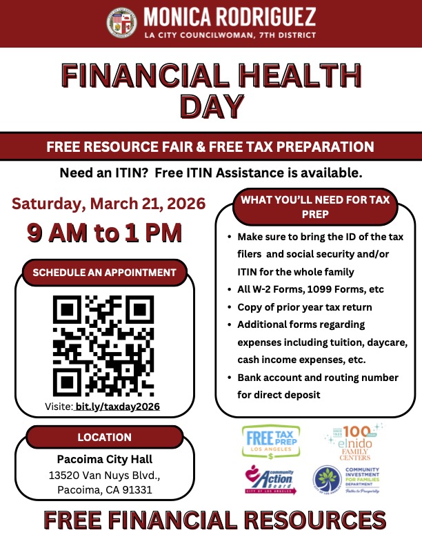 Saturday, March 21, 2026
9 AM to 1 PM